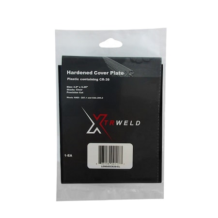 Xtrweld Cover Plate Clear 4.5x5.25in. CR-39 LENS45CR39-CL